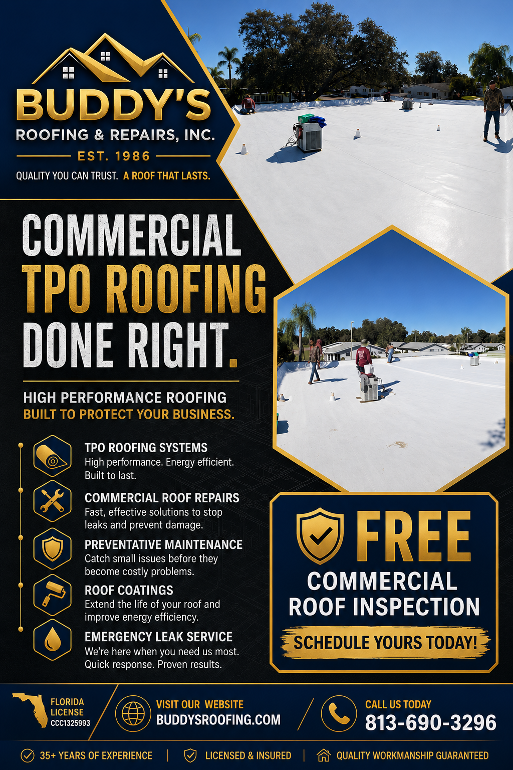Commercial TPO Roofing | Energy-Efficient Roofing